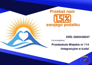 1,5% dla przedszkola